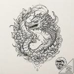 A linework tattoo of the “rating” system from… – tattoo sketch (№1753144550_0, 22.07.2025 00:35) — tattoovalue.net