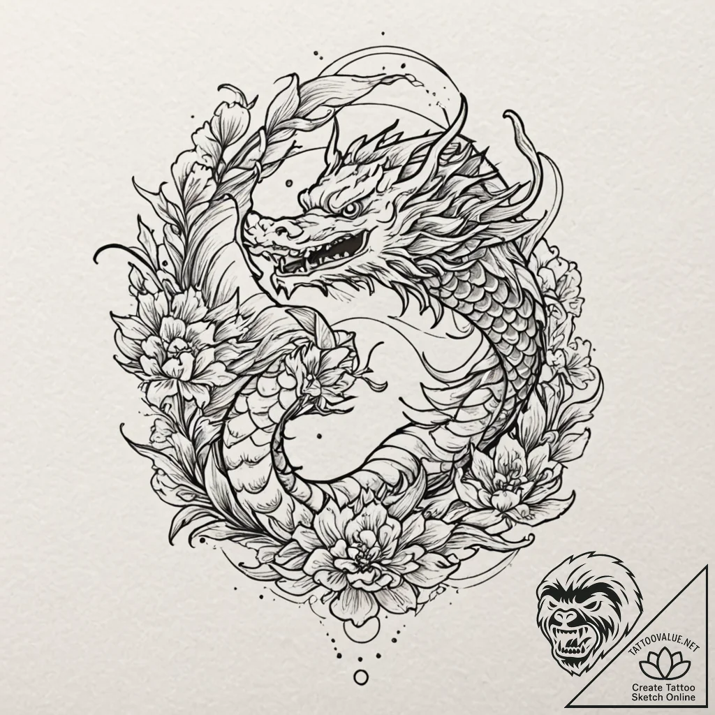 A linework tattoo of the "rating" system from... - tattoo sketch (№1753144550_0, 22.07.2025 00:35) — tattoovalue.net