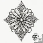 Tattoo design a subtle tribute ribbon in blac… – tattoo sketch (№1753145198_0, 22.07.2025 00:46) — tattoovalue.net
