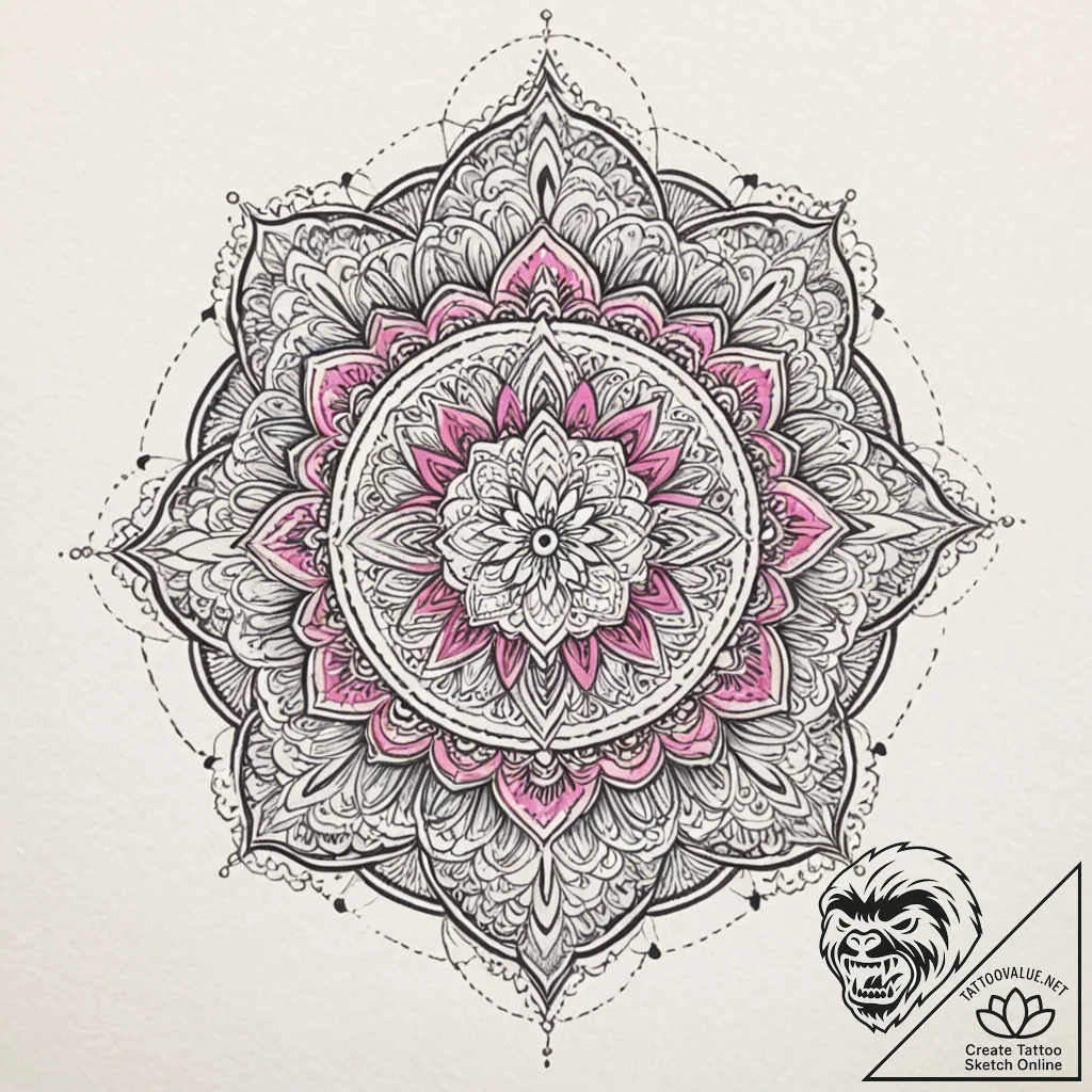 Spruce, tattoo line art, vibrant colors, full... - tattoo sketch (№1753146045_0, 22.07.2025 01:00) — tattoovalue.net