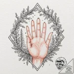 Tattoo sketch: a scene of spring awakening, w… – tattoo sketch (№1753146218_0, 22.07.2025 01:03) — tattoovalue.net