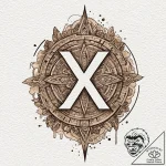 Tattoo sketch a roman numeral for an importan… – tattoo sketch (№1753146473_0, 22.07.2025 01:07) — tattoovalue.net