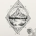 Tattoo sketch a stylized loading screen progr… – tattoo sketch (№1753146641_0, 22.07.2025 01:10) — tattoovalue.net