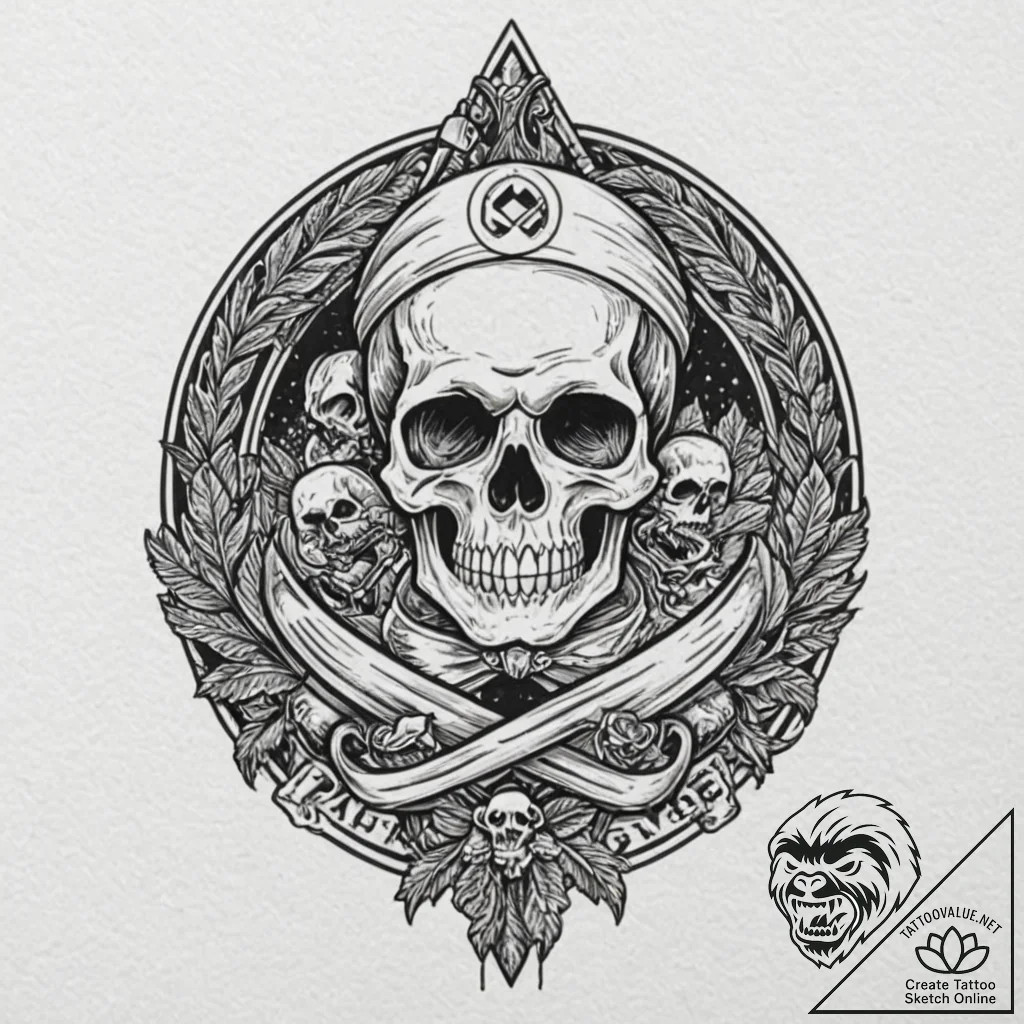 Tattoo design a stylized "game over" screen w... - tattoo sketch (№1753146727_0, 22.07.2025 01:12) — tattoovalue.net