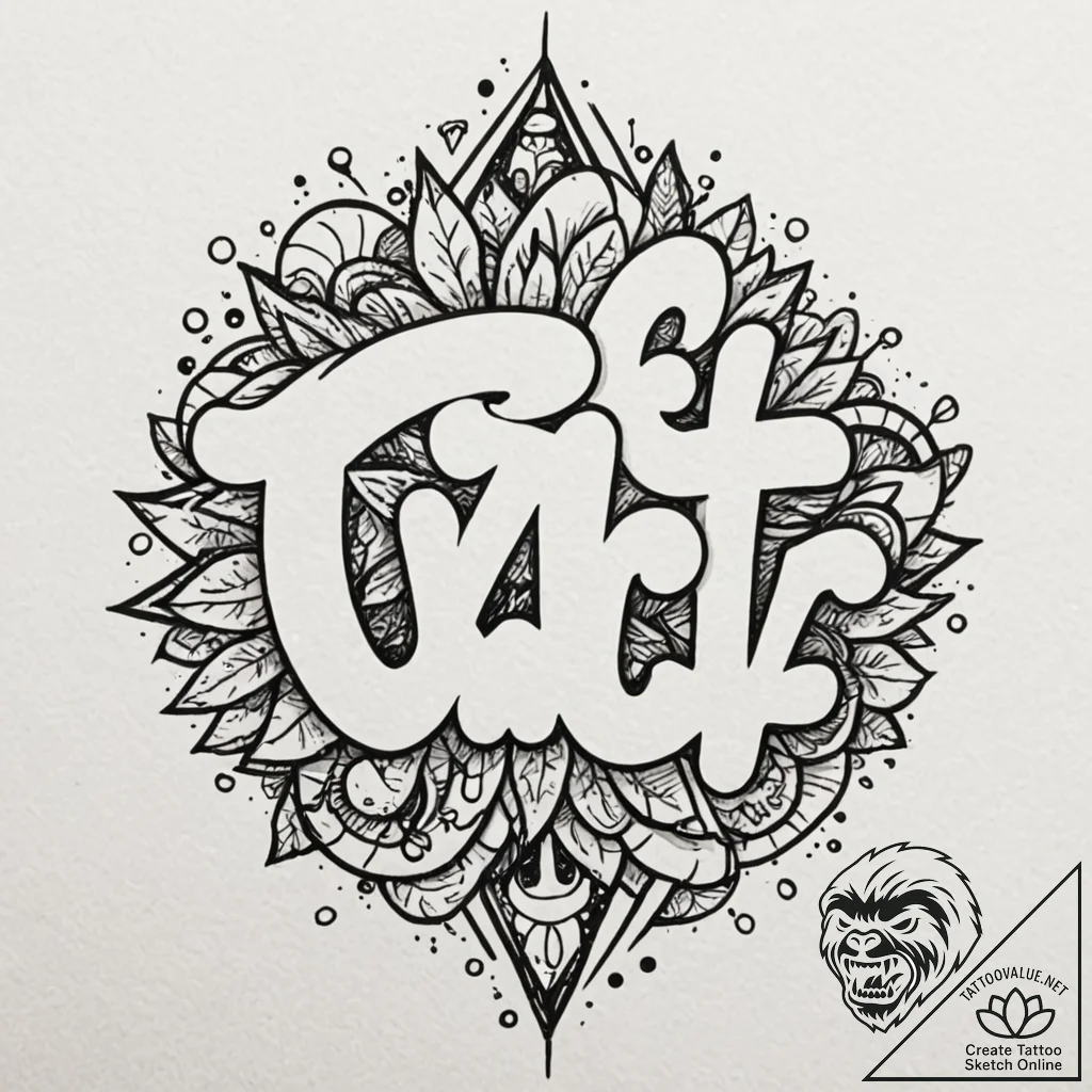 Handpoke (style as an object, if need), tatto... - tattoo sketch (№1753147579_0, 22.07.2025 01:26) — tattoovalue.net