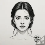 A neo-traditional portrait of one of the “chi… – tattoo sketch (№1753147919_0, 22.07.2025 01:31) — tattoovalue.net