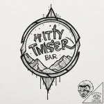 A watercolor tattoo of the neon sign of the “… – tattoo sketch (№1753148004_0, 22.07.2025 01:33) — tattoovalue.net