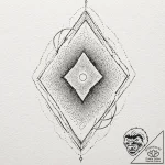 Tattoo design an abstract representation of q… – tattoo sketch (№1753148431_0, 22.07.2025 01:40) — tattoovalue.net