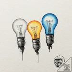 Tattoo sketch a lightbulb on one, a ‘light sw… – tattoo sketch (№1753148688_0, 22.07.2025 01:44) — tattoovalue.net