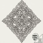 Tattoo design a single, elegant knot that rep… – tattoo sketch (№1753148943_0, 22.07.2025 01:49) — tattoovalue.net