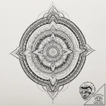 Motorcycle, tattoo flash sheet design, geomet… – tattoo sketch (№1753149542_0, 22.07.2025 01:59) — tattoovalue.net
