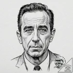 A neo-traditional portrait of humphrey bogart… – tattoo sketch (№1753150312_0, 22.07.2025 02:11) — tattoovalue.net