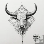 Tattoo sketch: geometric tattoo of veles’s sy… – tattoo sketch (№1753154179_0, 22.07.2025 03:16) — tattoovalue.net