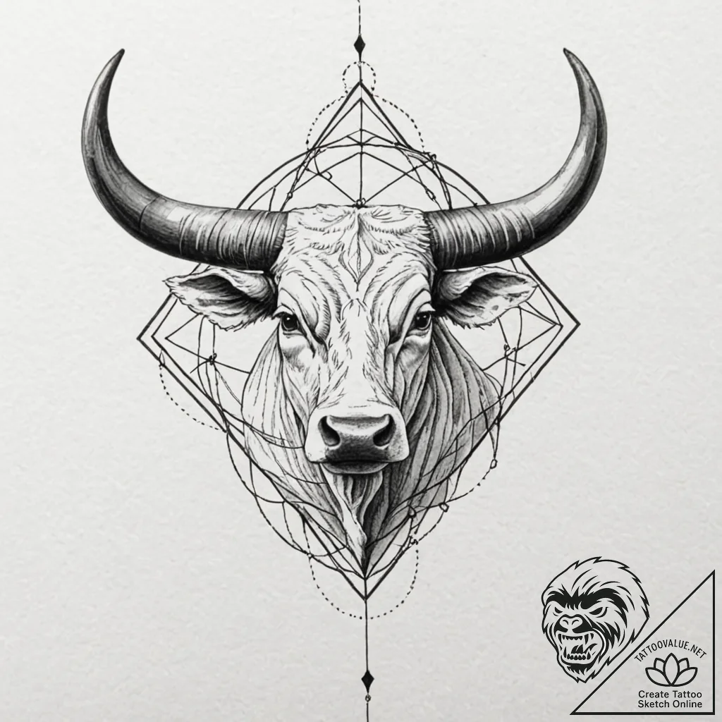 Tattoo sketch: geometric tattoo of veles's sy... - tattoo sketch (№1753154179_0, 22.07.2025 03:16) — tattoovalue.net