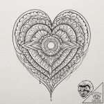 Tattoo sketch a minimalist, unbroken linework… – tattoo sketch (№1753154256_0, 22.07.2025 03:17) — tattoovalue.net