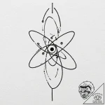 Atomic blade humming with power, concept art… – tattoo sketch (№1753159190_0, 22.07.2025 04:39) — tattoovalue.net
