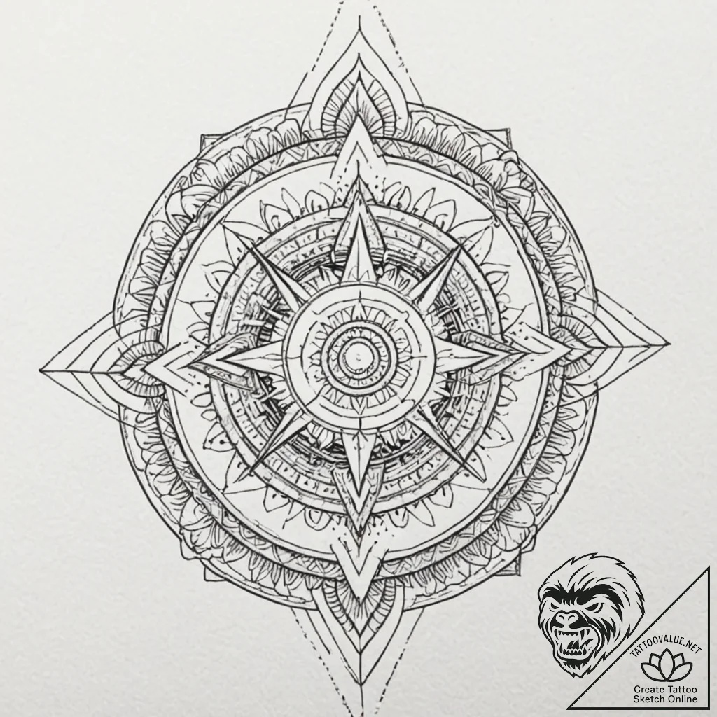 Golem of iron and stone, assembling itself fr... - tattoo sketch (№1753161082_0, 22.07.2025 05:11) — tattoovalue.net