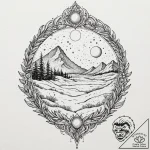 Shifting sands swallowing relic, tattoo sketc… – tattoo sketch (№1753174649_0, 22.07.2025 08:57) — tattoovalue.net
