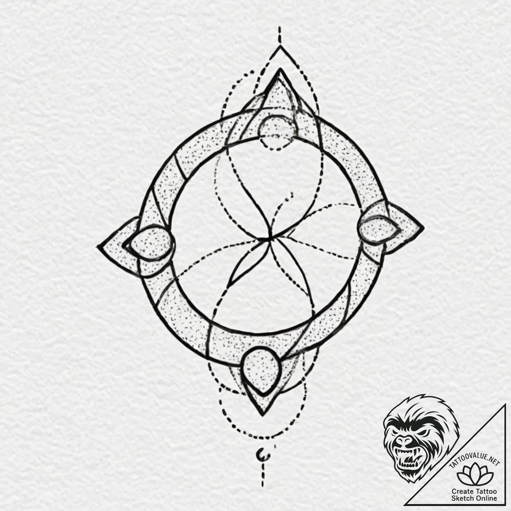 Freedom (symbol), ink illustration for tattoo... - tattoo sketch (№1753176304_0, 22.07.2025 09:25) — tattoovalue.net