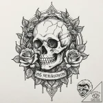 Queenр р†р вђљрівђћсћs seal shattered by serp… – tattoo sketch (№1753181832_0, 22.07.2025 10:57) — tattoovalue.net