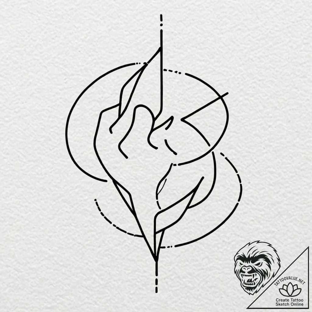 Shuffle play icon from music player, tattoo s... - tattoo sketch (№1753181991_0, 22.07.2025 10:59) — tattoovalue.net