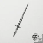 Blade – tattoo sketch (№1753182070_0, 22.07.2025 11:01) — tattoovalue.net