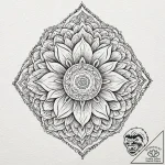 Riftwalker beneath burning stars, artistic ta… – tattoo sketch (№1753183576_0, 22.07.2025 11:26) — tattoovalue.net