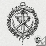 Bone amulet wrapped in sinew, tattoo flash sh… – tattoo sketch (№1753184685_0, 22.07.2025 11:44) — tattoovalue.net