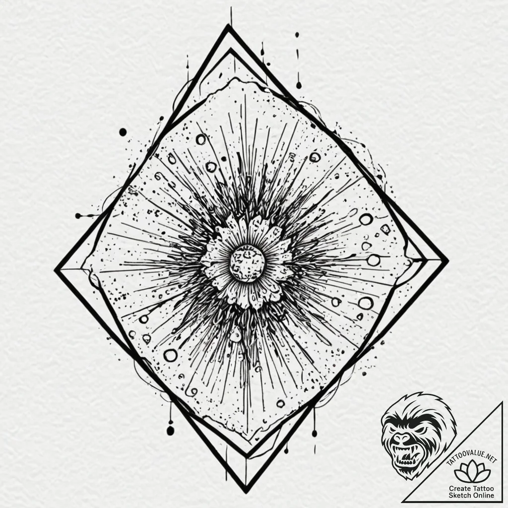 Svarog's square, ink illustration for tattoo,... - tattoo sketch (№1753188186_0, 22.07.2025 12:43) — tattoovalue.net