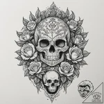 Obsidian helm devouring light, tattoo flash s… – tattoo sketch (№1753191084_0, 22.07.2025 13:31) — tattoovalue.net