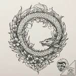 Venus flytrap, tattoo line art, muted color p… – tattoo sketch (№1753199911_0, 22.07.2025 15:58) — tattoovalue.net