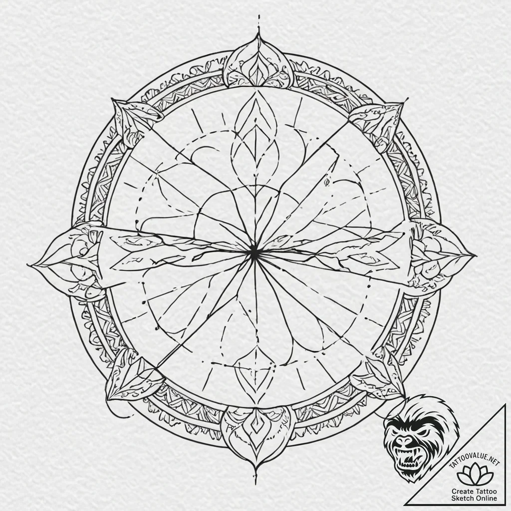 A narwhal, tattoo flash sheet design, clean l... - tattoo sketch (№1753202300_0, 22.07.2025 16:38) — tattoovalue.net