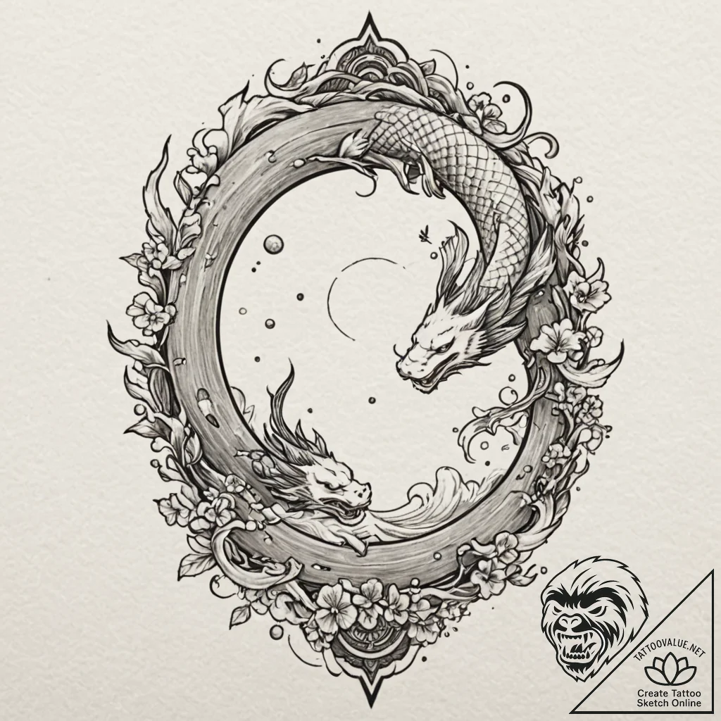 Meteor blade through spectral gate, tattoo sk... - tattoo sketch (№1753205937_0, 22.07.2025 17:38) — tattoovalue.net