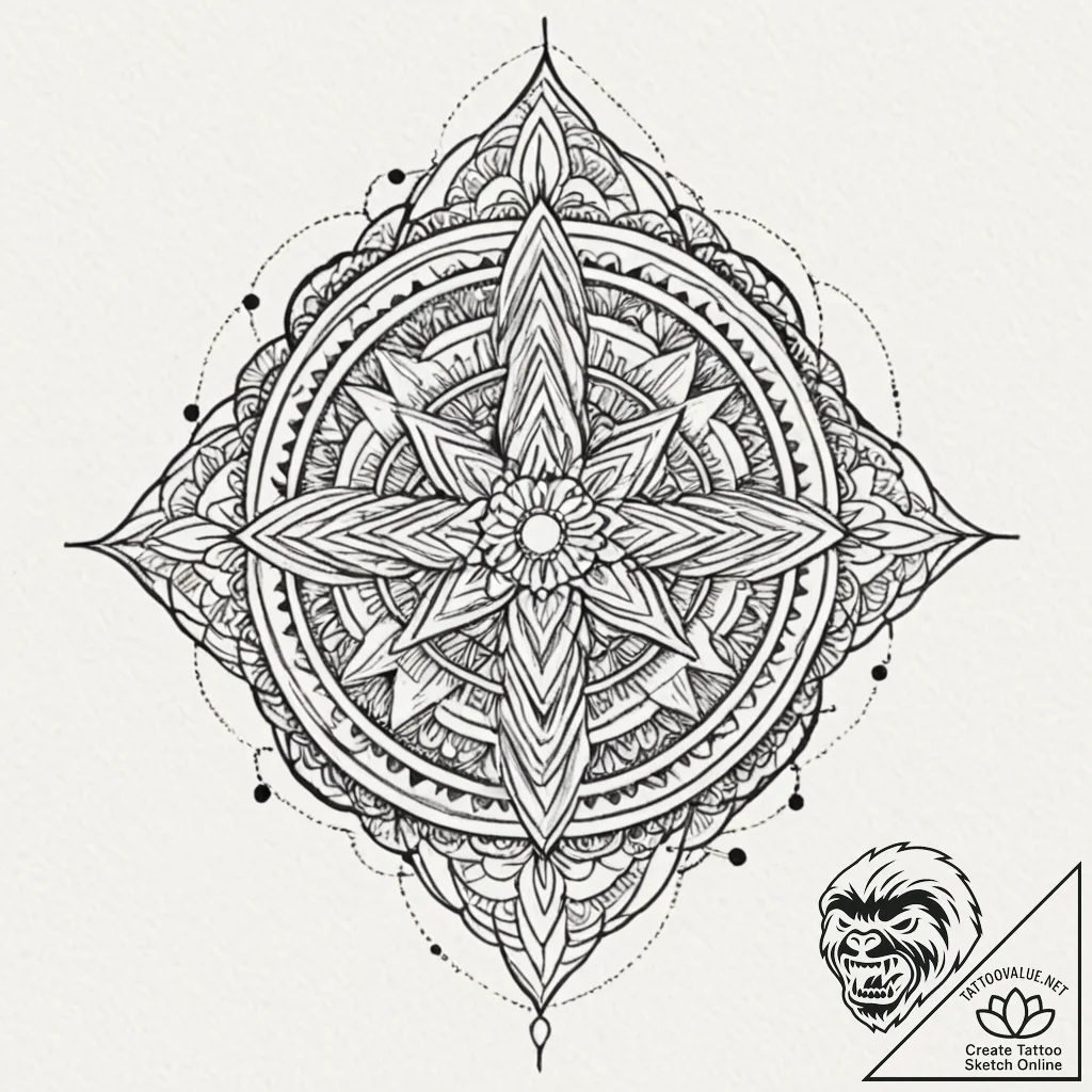 Riftwalker crown devouring stars, concept art... - tattoo sketch (№1753208639_0, 22.07.2025 18:23) — tattoovalue.net