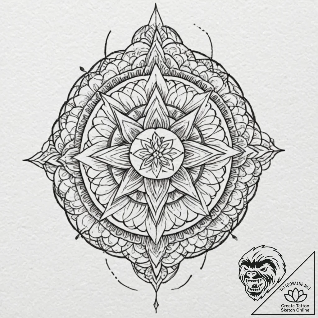Mountain split by lightning, tattoo line art,... - tattoo sketch (№1753209599_0, 22.07.2025 18:39) — tattoovalue.net