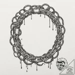Stone portal bound in chains, tattoo flash sh… – tattoo sketch (№1753210447_0, 22.07.2025 18:54) — tattoovalue.net