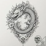 Jagged scar on skin, with the flesh underneat… – tattoo sketch (№1753211761_0, 22.07.2025 19:16) — tattoovalue.net