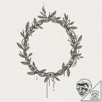 Olive branch bound in chains, tattoo sketch d… – tattoo sketch (№1753212071_0, 22.07.2025 19:21) — tattoovalue.net