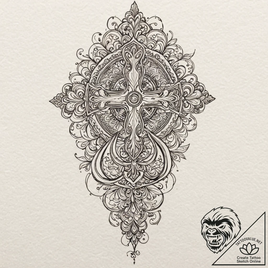Riddle scroll sealed with wax, tattoo flash s... - tattoo sketch (№1753212464_0, 22.07.2025 19:27) — tattoovalue.net