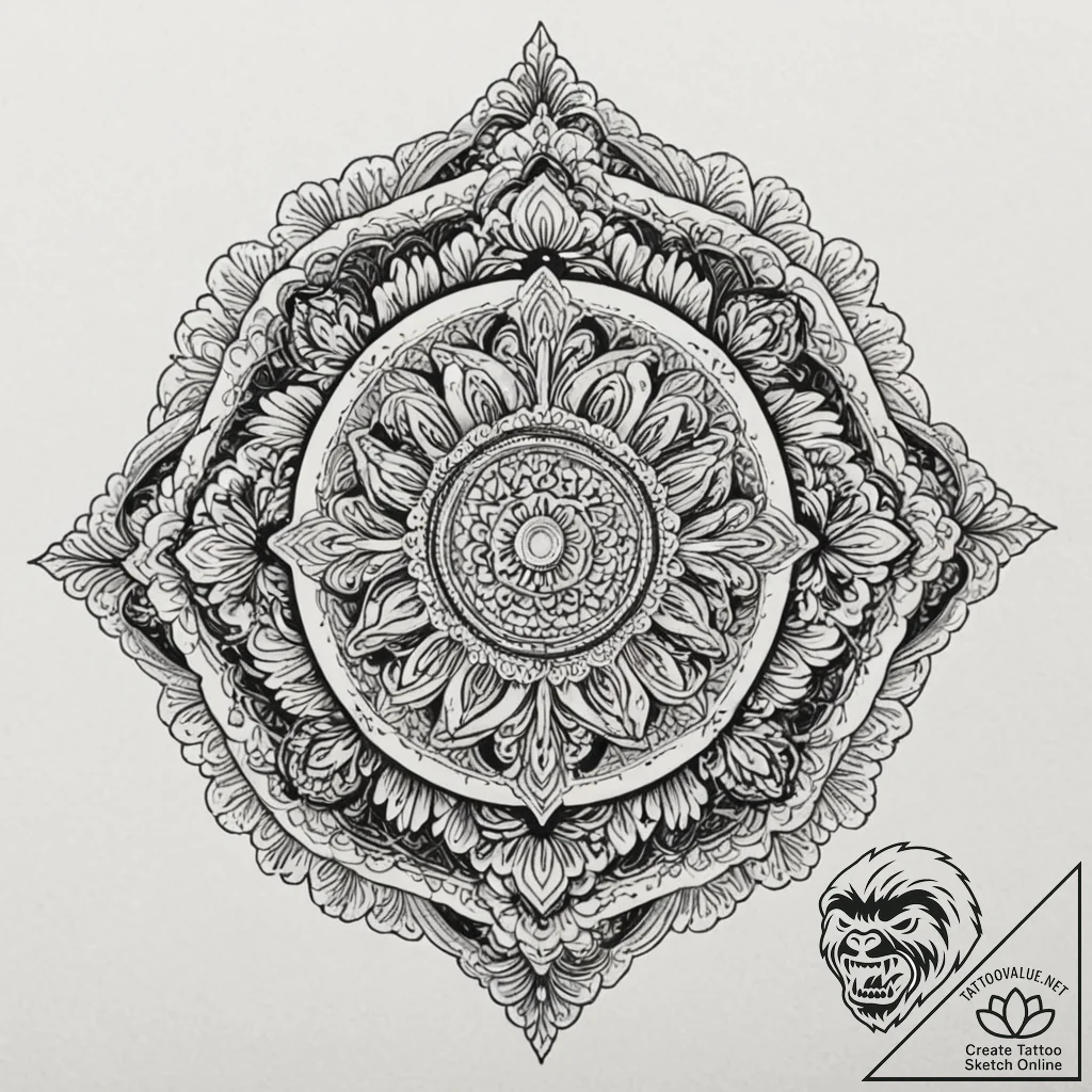 C, concept art for tattoo, on a clean white p... - tattoo sketch (№1753218200_0, 22.07.2025 21:03) — tattoovalue.net