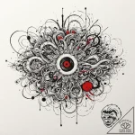 A powerful buzzing sound wave, vibrating,, in… – tattoo sketch (№1753227034_0, 22.07.2025 23:30) — tattoovalue.net