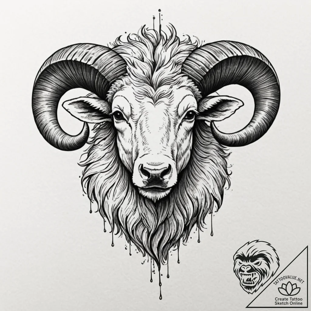A powerful battering ram, historical,, tattoo... - tattoo sketch (№1753227862_0, 22.07.2025 23:44) — tattoovalue.net