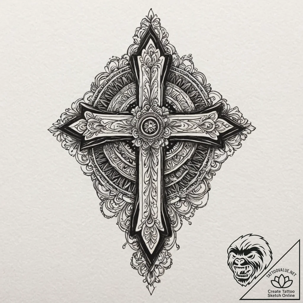 K, tattoo sketch design, masterpiece, best qu... - tattoo sketch (№1753234919_0, 23.07.2025 01:41) — tattoovalue.net