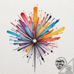 A classic bellows fan, air,, concept art for… – tattoo sketch (№1753240956_0, 23.07.2025 03:22) — tattoovalue.net