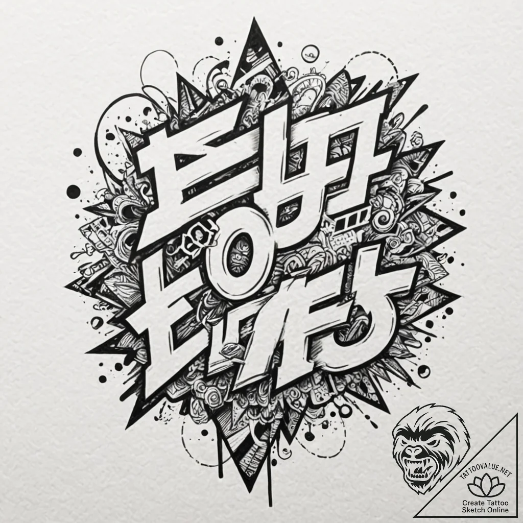 Pop culture & historical, artistic tattoo ske... - tattoo sketch (№1753241260_0, 23.07.2025 03:27) — tattoovalue.net