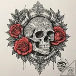 Tool belt with well-worn, familiar tools, ink… – tattoo sketch (№1753242174_0, 23.07.2025 03:42) — tattoovalue.net