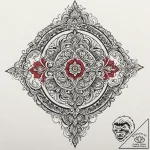 G, concept art for tattoo, ornamental tattoo,… – tattoo sketch (№1753242479_0, 23.07.2025 03:47) — tattoovalue.net