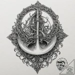 A classic bell of a horn, musical,, tattoo sk… – tattoo sketch (№1753245445_0, 23.07.2025 04:37) — tattoovalue.net