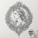 Frozen chain binding spectral relic, tattoo l… – tattoo sketch (№1753247734_0, 23.07.2025 05:15) — tattoovalue.net