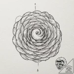 Tainted scroll sealed with wax, artistic tatt… – tattoo sketch (№1753247887_0, 23.07.2025 05:18) — tattoovalue.net